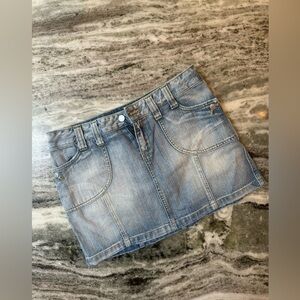 Y2K Denim Mini Skirt